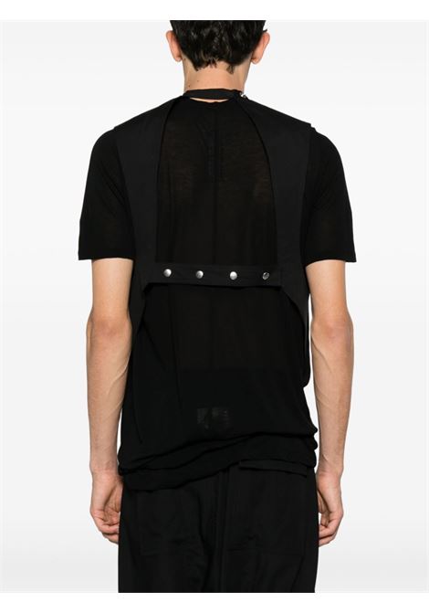 gilet cargo uomo nero RICK OWENS | RU01E5767 TE09
